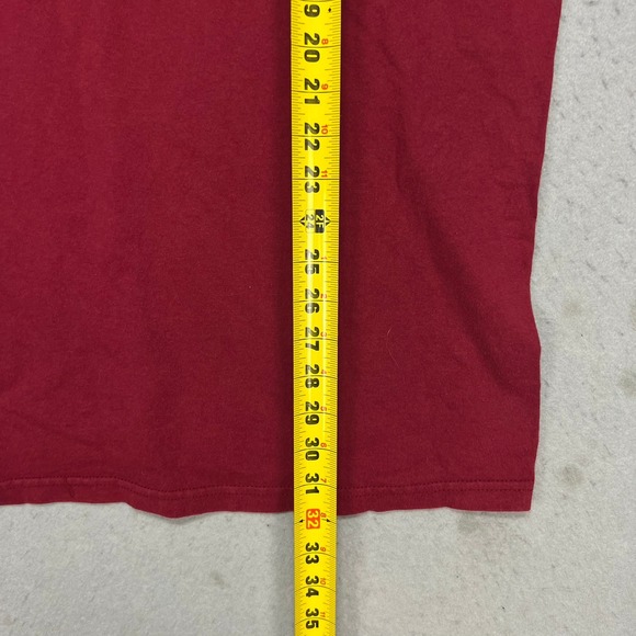 Vintage Y2K San Francisco 49ers NFL Football Graphic T Shirt Burgundy XL - Picture 7 of 7